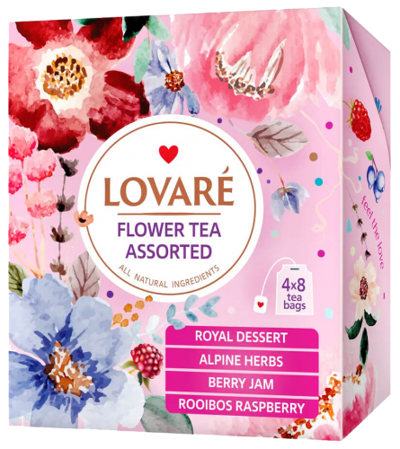 Чай Lovare Цветочный ассорти (32 пак.)