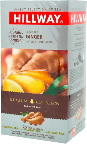 Чай чорний Hillway Ginger (25 пак.)