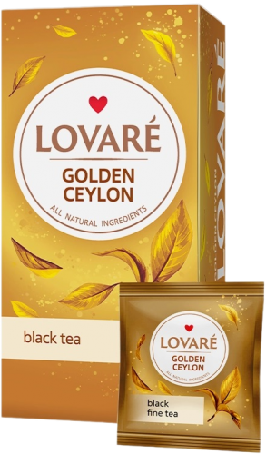 Чай LOVARE Golden Ceylon (24 пак.)