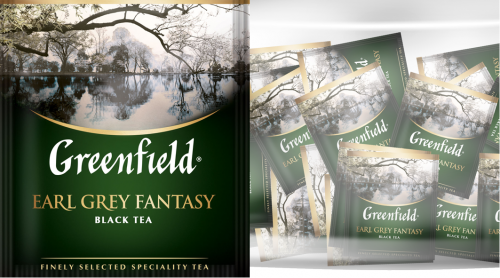 Чай чорний Grinfield Earl Gray Fantasy (100 пак.)