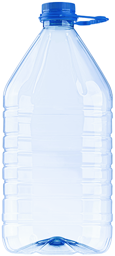 PTEF bottle 6l with cap and handle