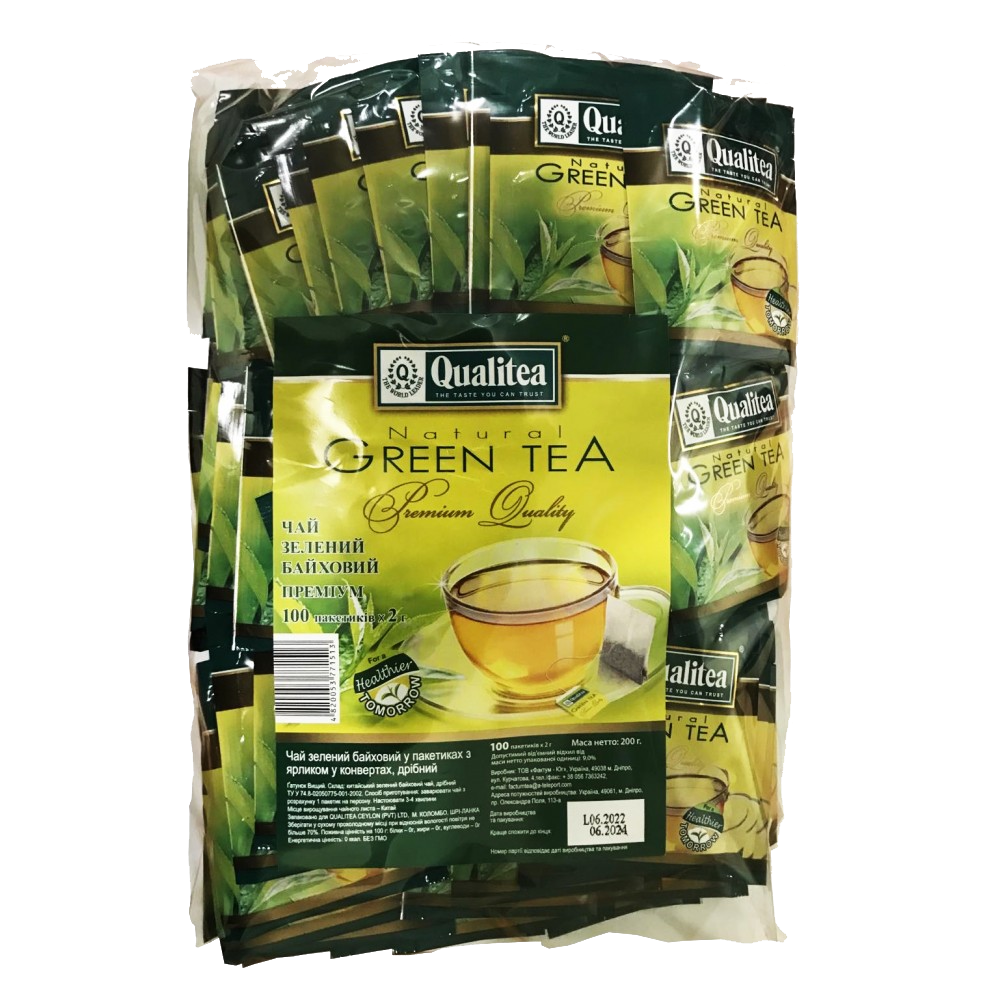 Green tea Qualitea Premium 100pack