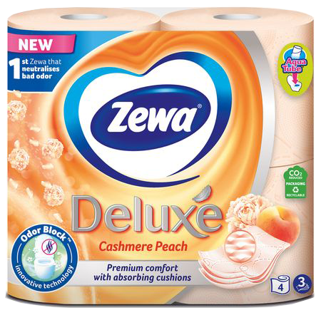 Туалетний папір Zewa Deluxe, 4 рул.