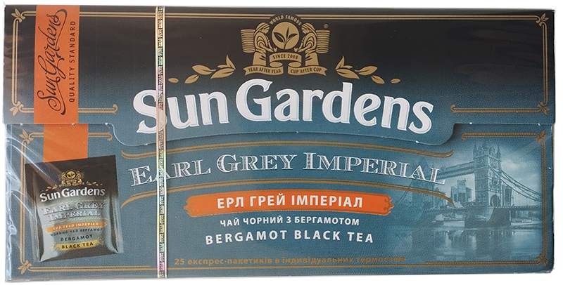 Ttea Sun Gardens Earl Gray Imperial 25pak